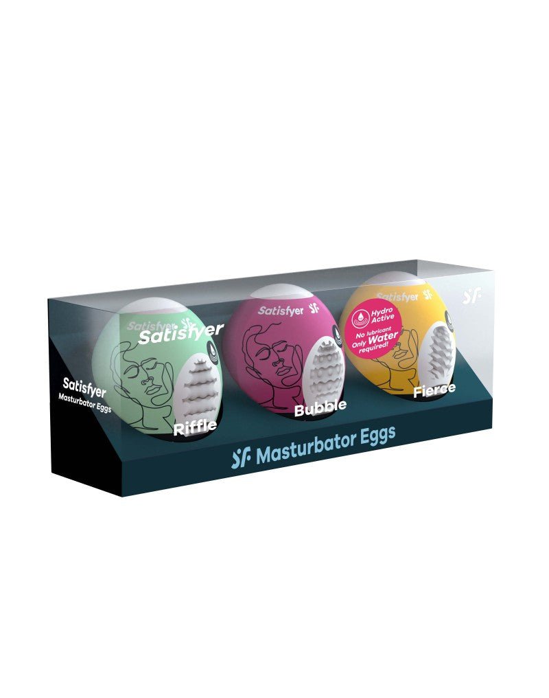 Satisfyer Mini Masturbator 3 stuks - RIFFLE, BUBBLE, FIERCE-Erotiekvoordeel.nl