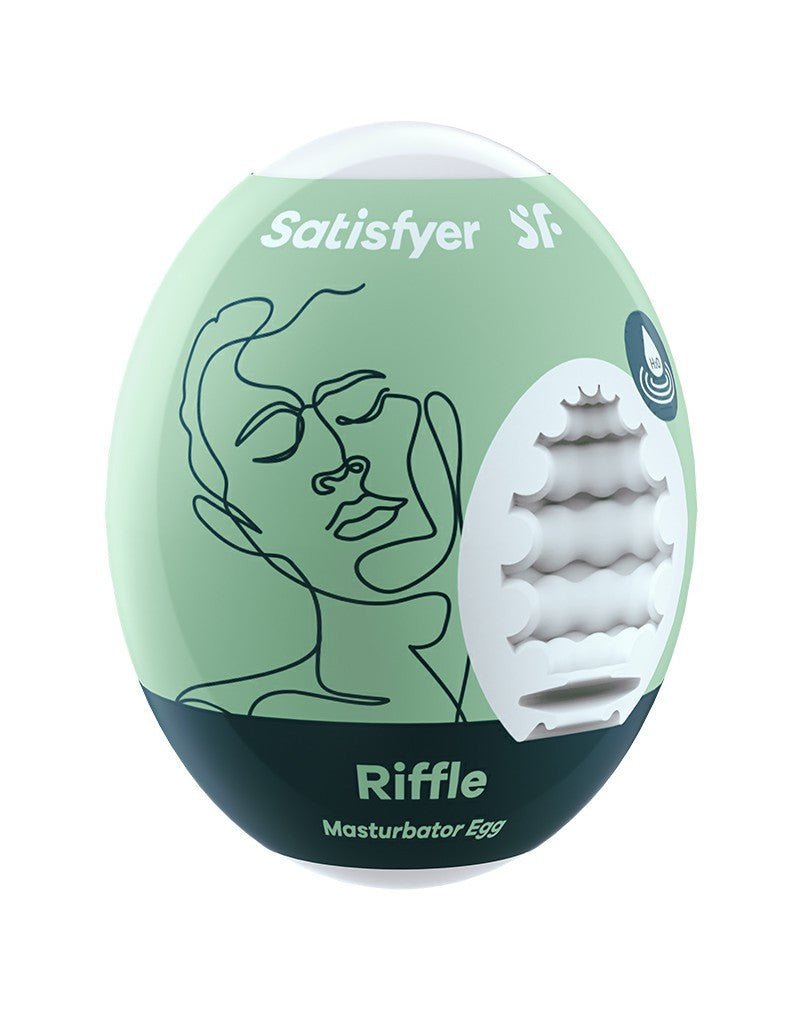 Satisfyer Mini Masturbator RIFFLE - lichtgroen-Erotiekvoordeel.nl