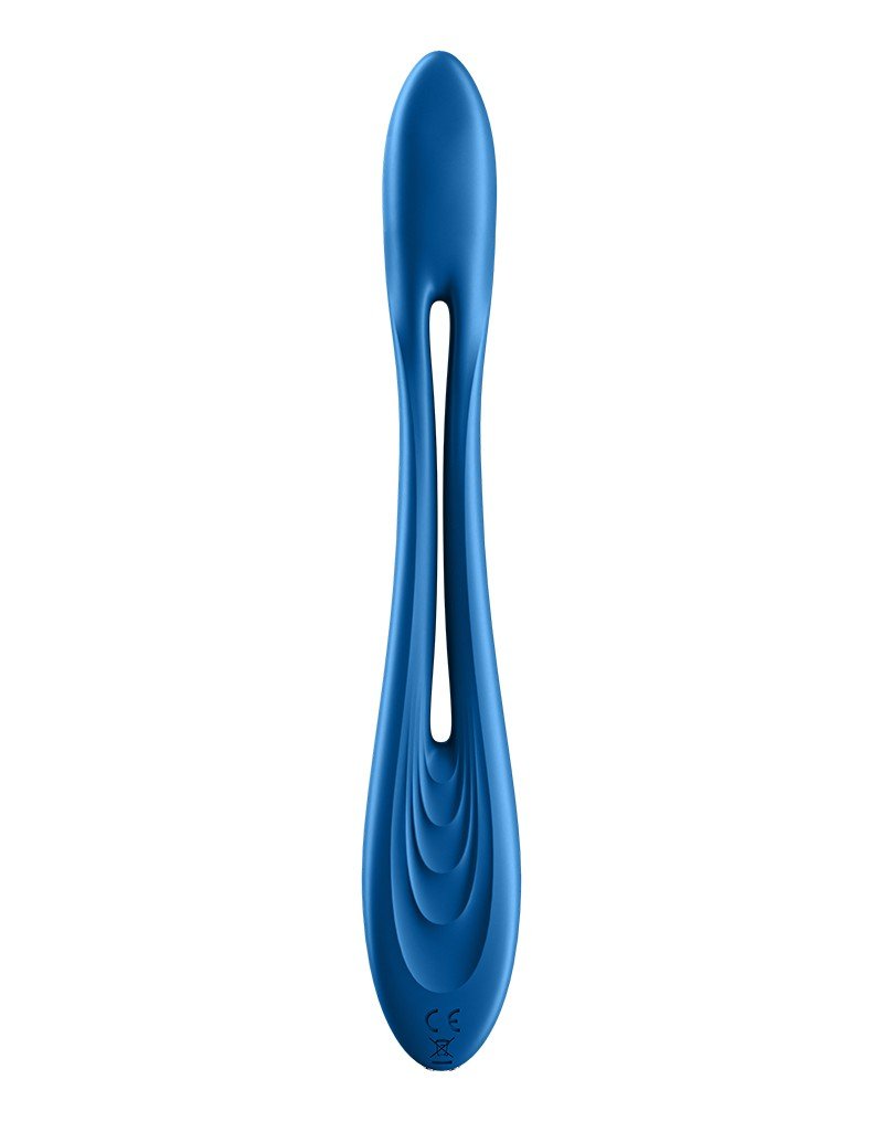 Satisfyer Multifunctionale Buigbare Vibrator ELASTIC GAME - blauw-Erotiekvoordeel.nl