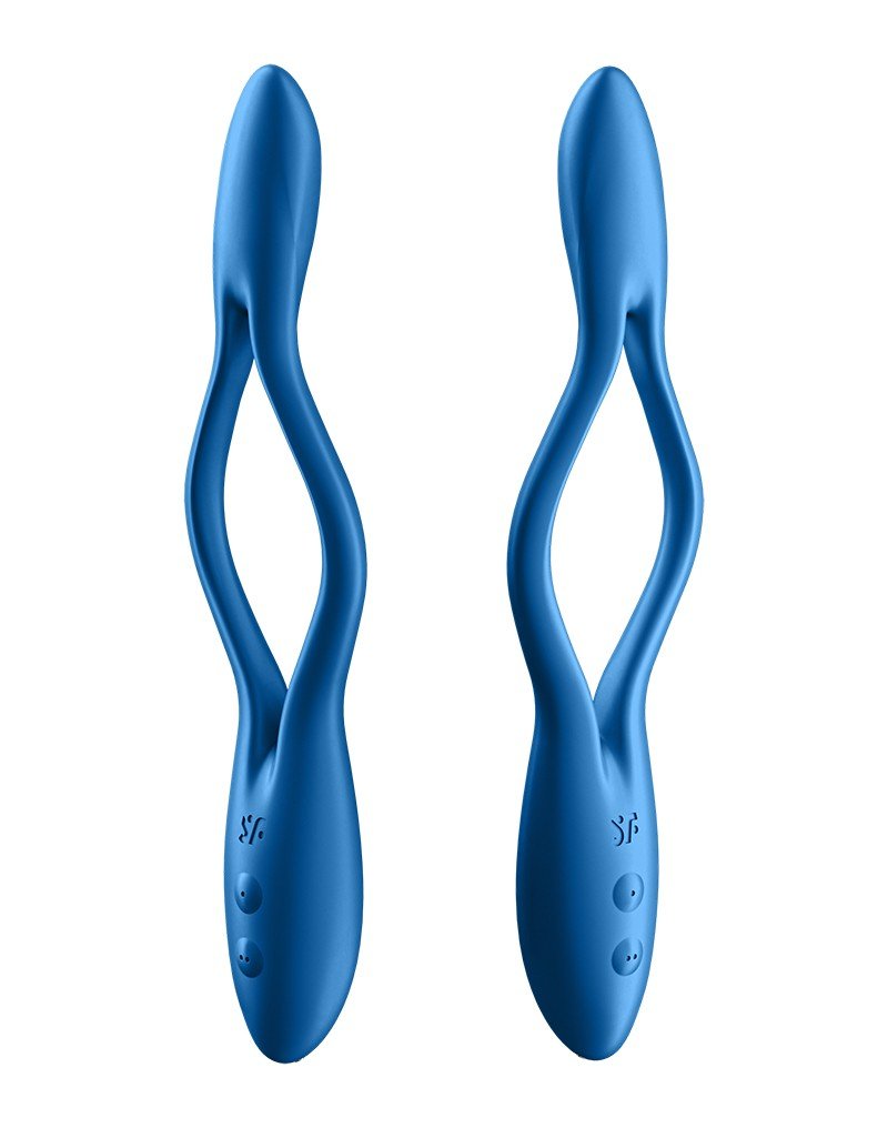 Satisfyer Multifunctionale Buigbare Vibrator ELASTIC GAME - blauw-Erotiekvoordeel.nl