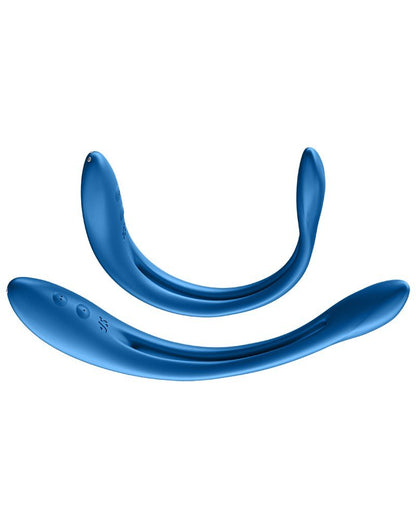 Satisfyer Multifunctionale Buigbare Vibrator ELASTIC GAME - blauw-Erotiekvoordeel.nl