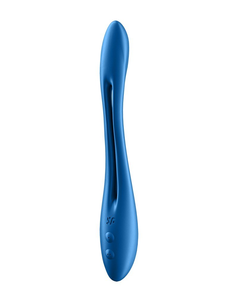 Satisfyer Multifunctionale Buigbare Vibrator ELASTIC GAME - blauw-Erotiekvoordeel.nl