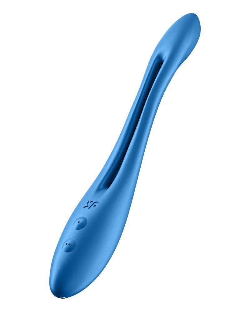 Satisfyer Multifunctionale Buigbare Vibrator ELASTIC GAME - blauw-Erotiekvoordeel.nl