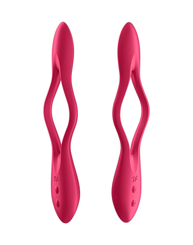 Satisfyer Multifunctionale Buigbare Vibrator ELASTIC GAME - rood-Erotiekvoordeel.nl