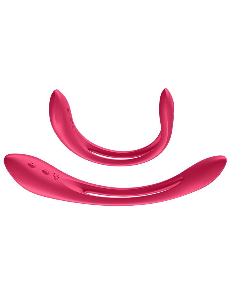 Satisfyer Multifunctionale Buigbare Vibrator ELASTIC GAME - rood-Erotiekvoordeel.nl