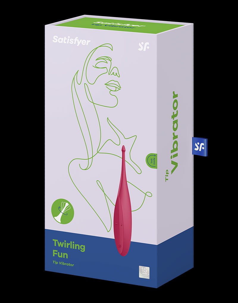 Satisfyer Pinpoint Vibrator TWIRLING FUN - rood-Erotiekvoordeel.nl