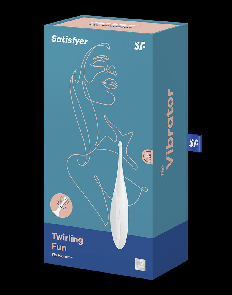 Satisfyer Pinpoint Vibrator TWIRLING FUN - wit-Erotiekvoordeel.nl