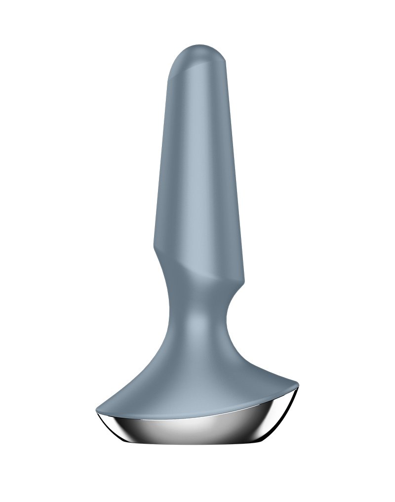 Satisfyer Plug-ilicious 2 Vibrerende Anale Plug met APP control - grijs-Erotiekvoordeel.nl