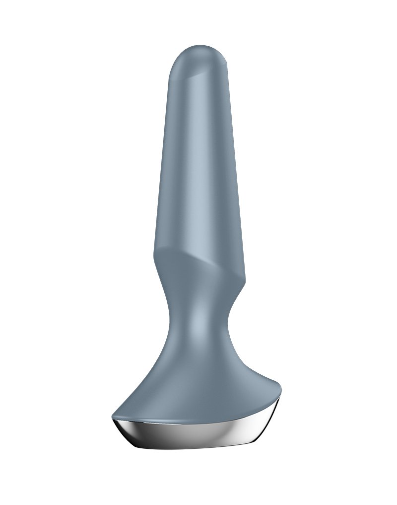 Satisfyer Plug-ilicious 2 Vibrerende Anale Plug met APP control - grijs-Erotiekvoordeel.nl