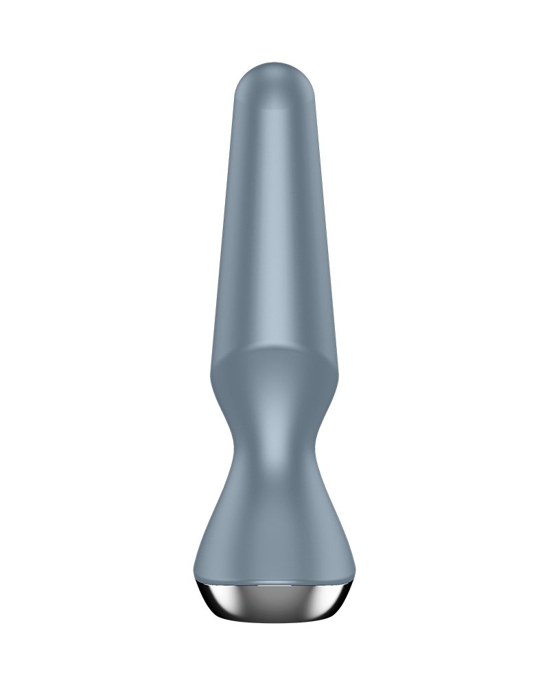 Satisfyer Plug-ilicious 2 Vibrerende Anale Plug met APP control - grijs-Erotiekvoordeel.nl