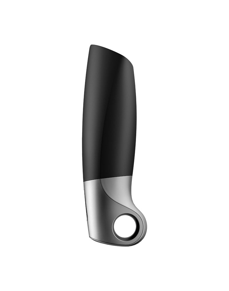 Satisfyer - Power Masturbator Met App Control - Zwart/Zilver-Erotiekvoordeel.nl