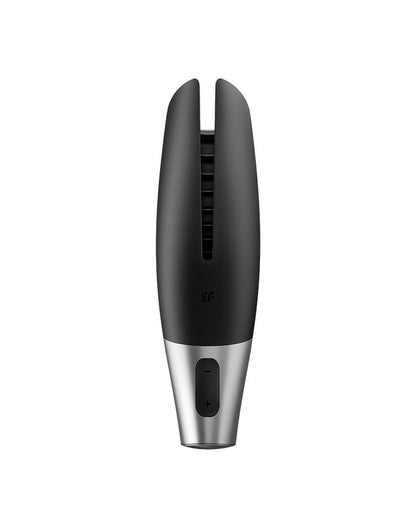 Satisfyer - Power Masturbator Met App Control - Zwart/Zilver-Erotiekvoordeel.nl