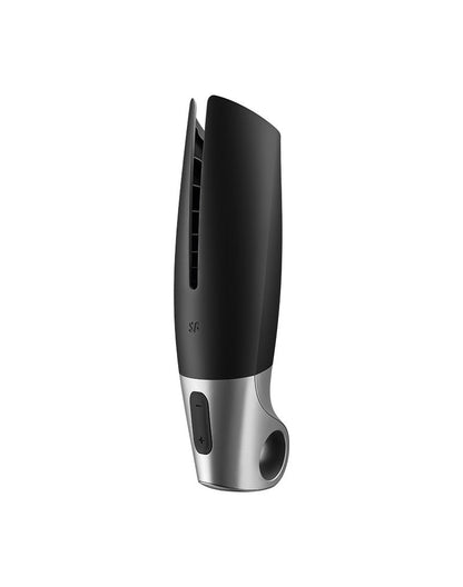 Satisfyer - Power Masturbator Met App Control - Zwart/Zilver-Erotiekvoordeel.nl