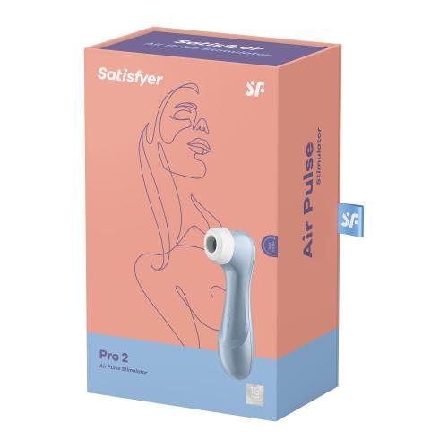 Satisfyer Pro 2 Next Generation Luchtdruk Vibrator - blauw-Erotiekvoordeel.nl