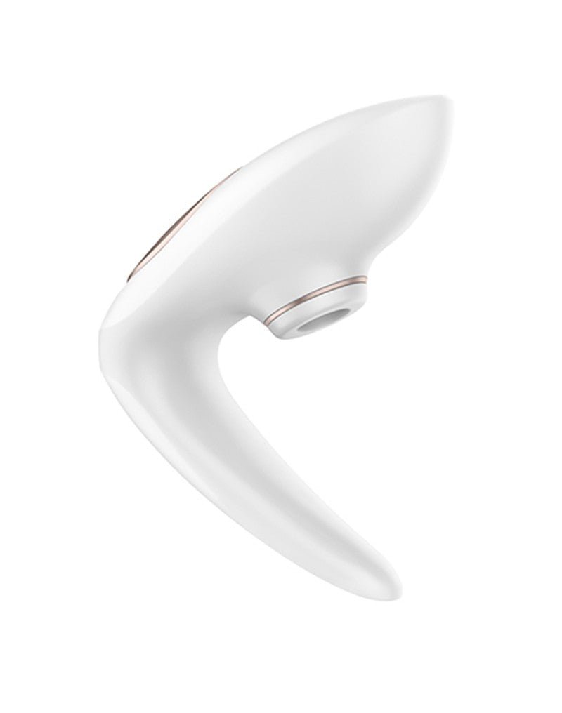 Satisfyer Pro 4 Luchtdruk vibrator Koppels - Wit/Brons - Erotiekvoordeel.nl