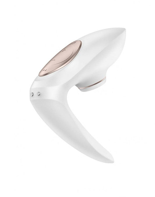 Satisfyer Pro 4 Luchtdruk vibrator Koppels - Wit/Brons - Erotiekvoordeel.nl