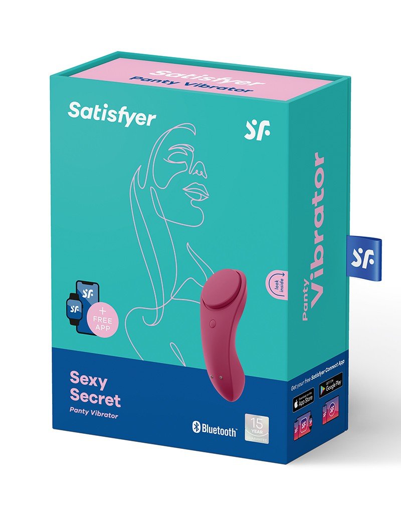 Satisfyer Sexy Secret Panty Vibrerend Slipje Vibrator met bluetooth en APP - Erotiekvoordeel.nl