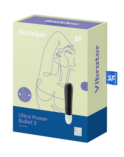 Satisfyer Ultra Power Bullet 2 Bullet Vibrator - zwart-Erotiekvoordeel.nl