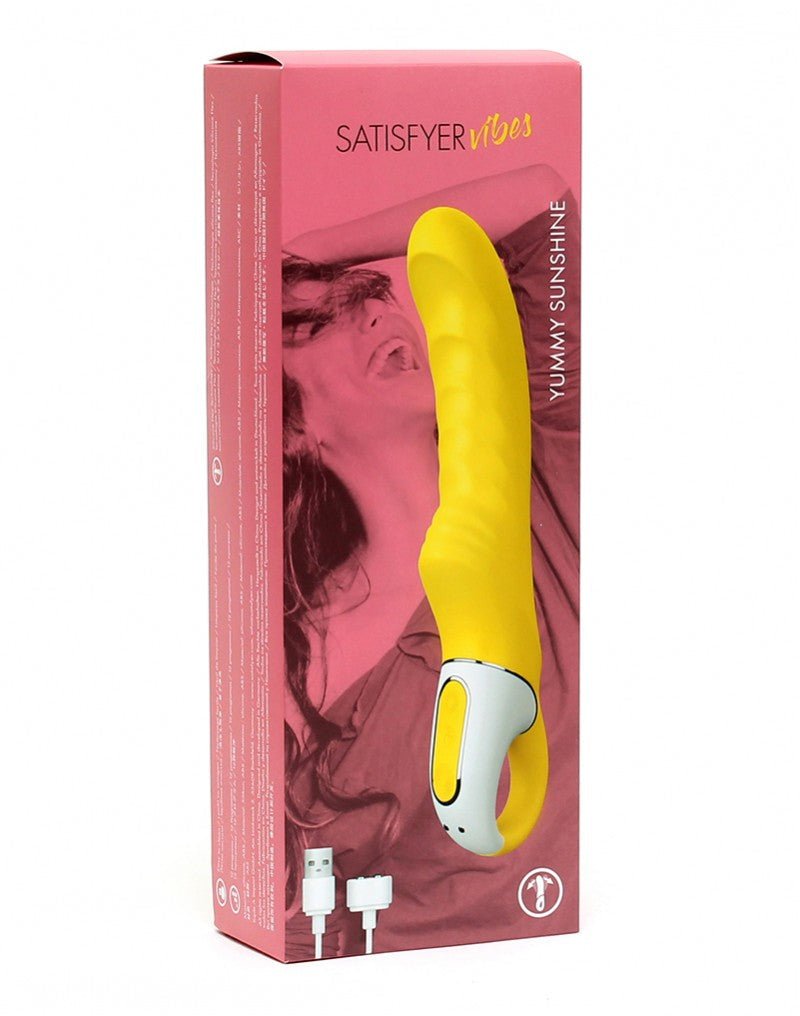 Satisfyer Vibrator Yummy Sunshine Vibrator - Geel - Erotiekvoordeel.nl