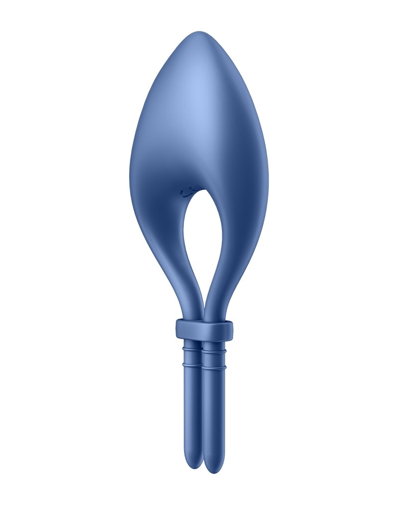 Satisfyer Vibrerende Cockring BULLSEYE met APP control - blauw-Erotiekvoordeel.nl