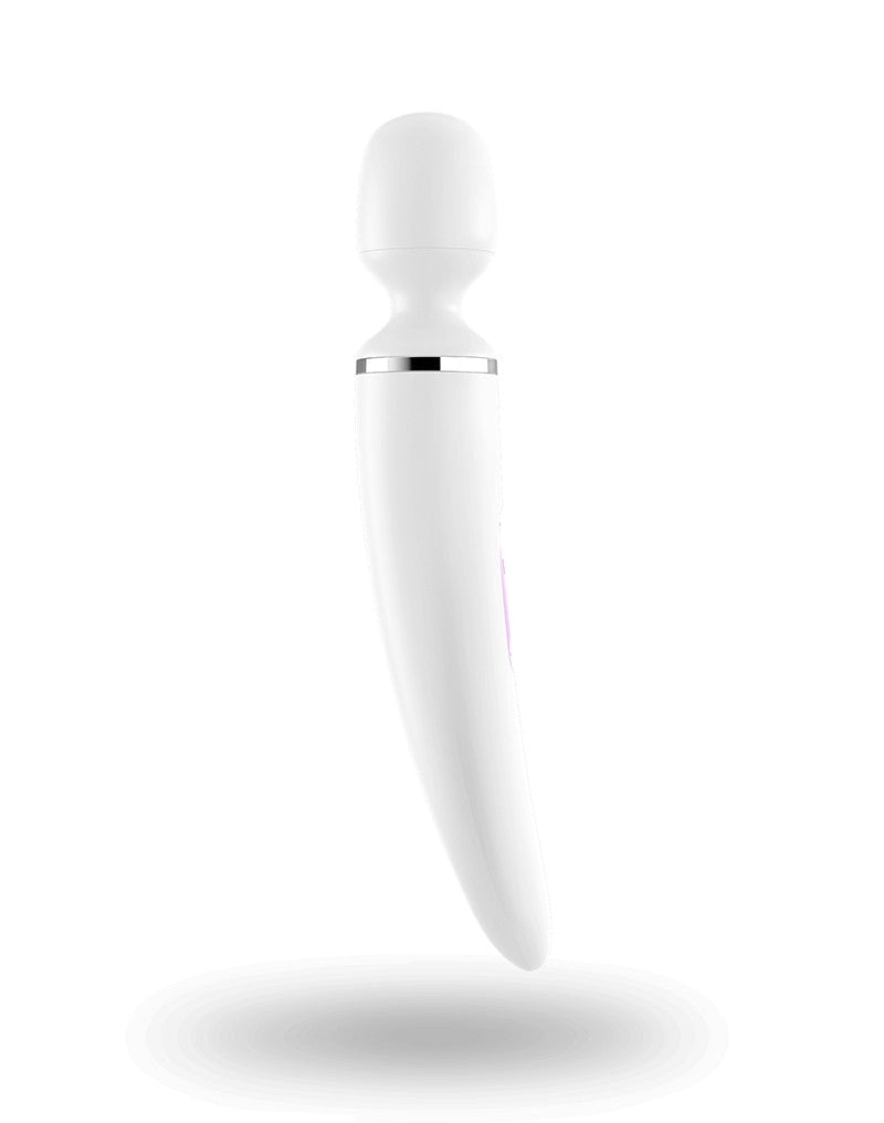 Satisfyer Wand Vibrator Wand-er Woman - wit - Erotiekvoordeel.nl