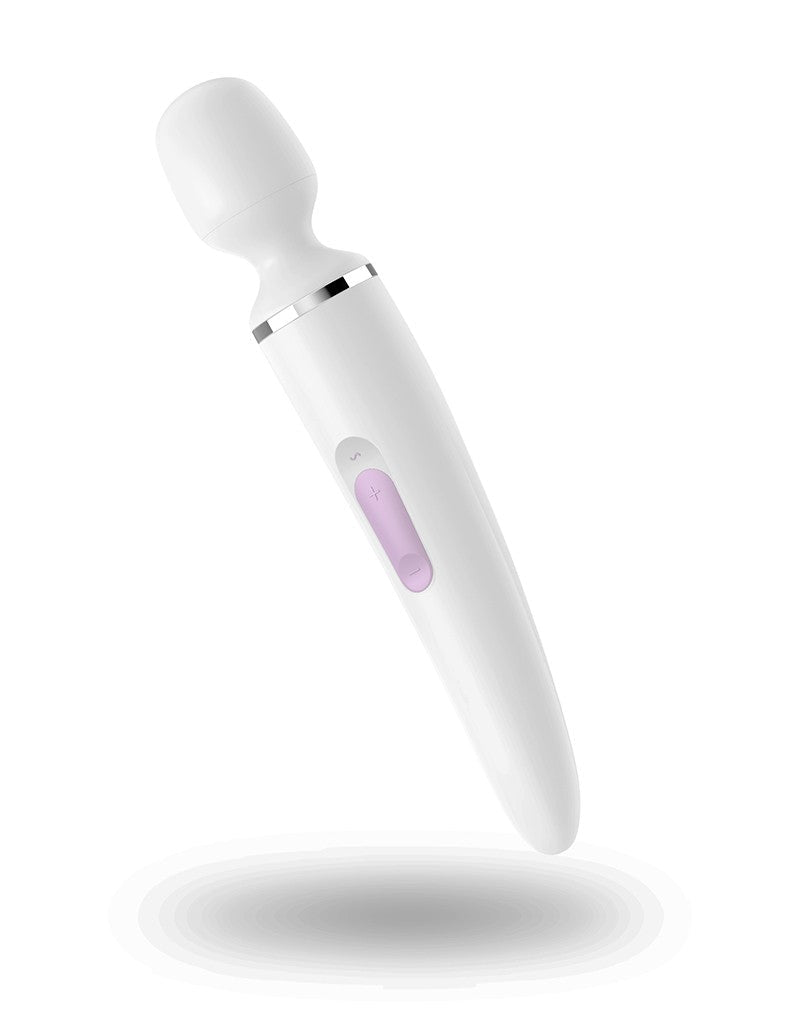 Satisfyer Wand Vibrator Wand-er Woman - wit - Erotiekvoordeel.nl