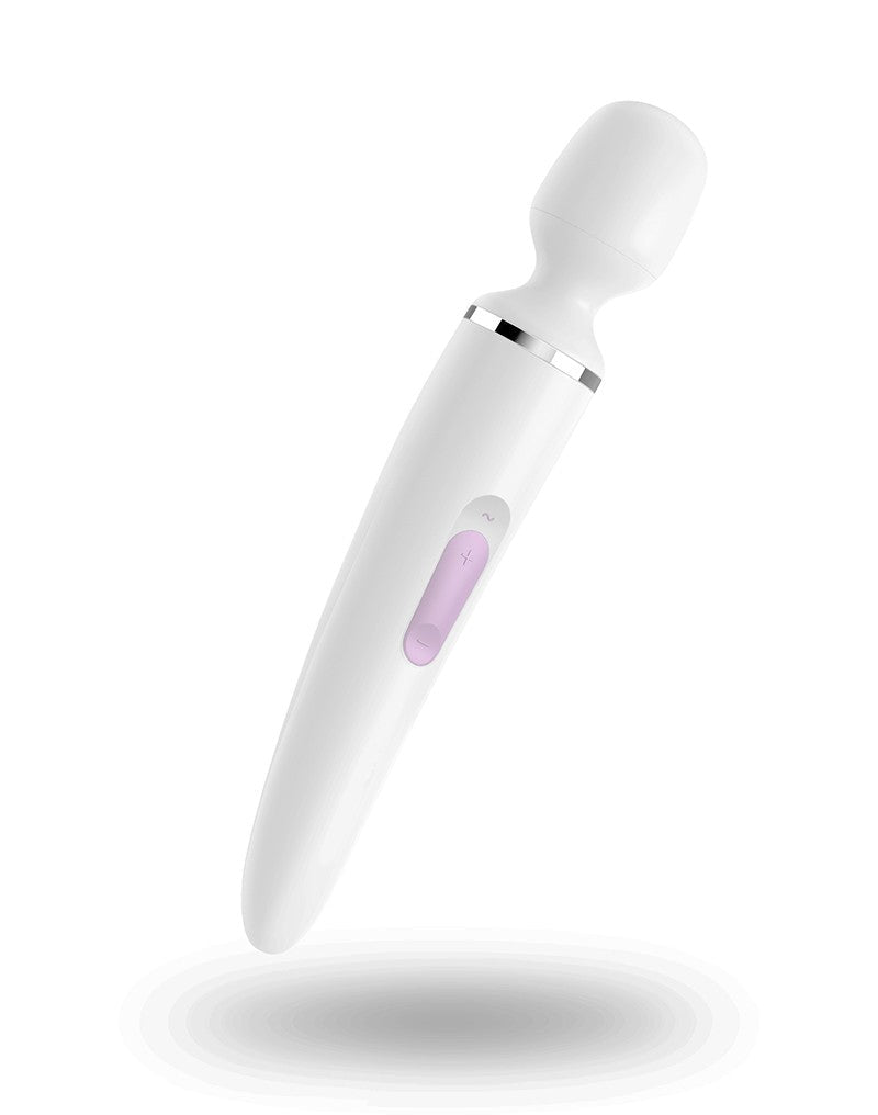 Satisfyer Wand Vibrator Wand-er Woman - wit - Erotiekvoordeel.nl