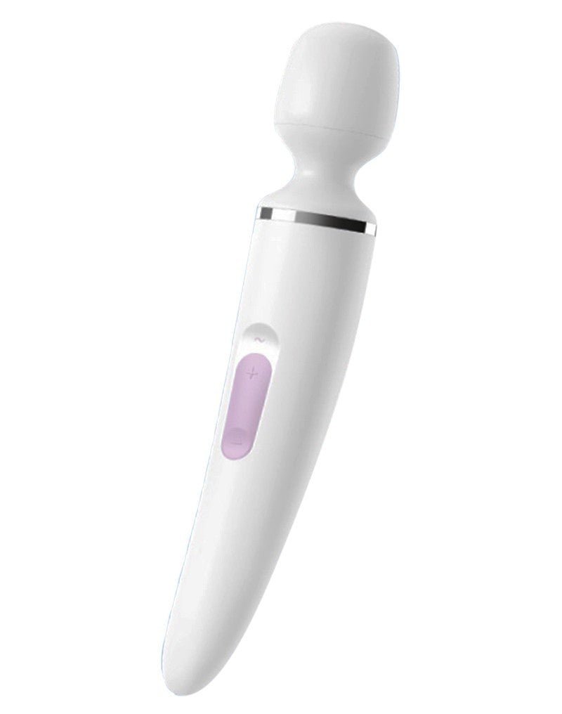 Satisfyer Wand Vibrator Wand-er Woman - wit - Erotiekvoordeel.nl