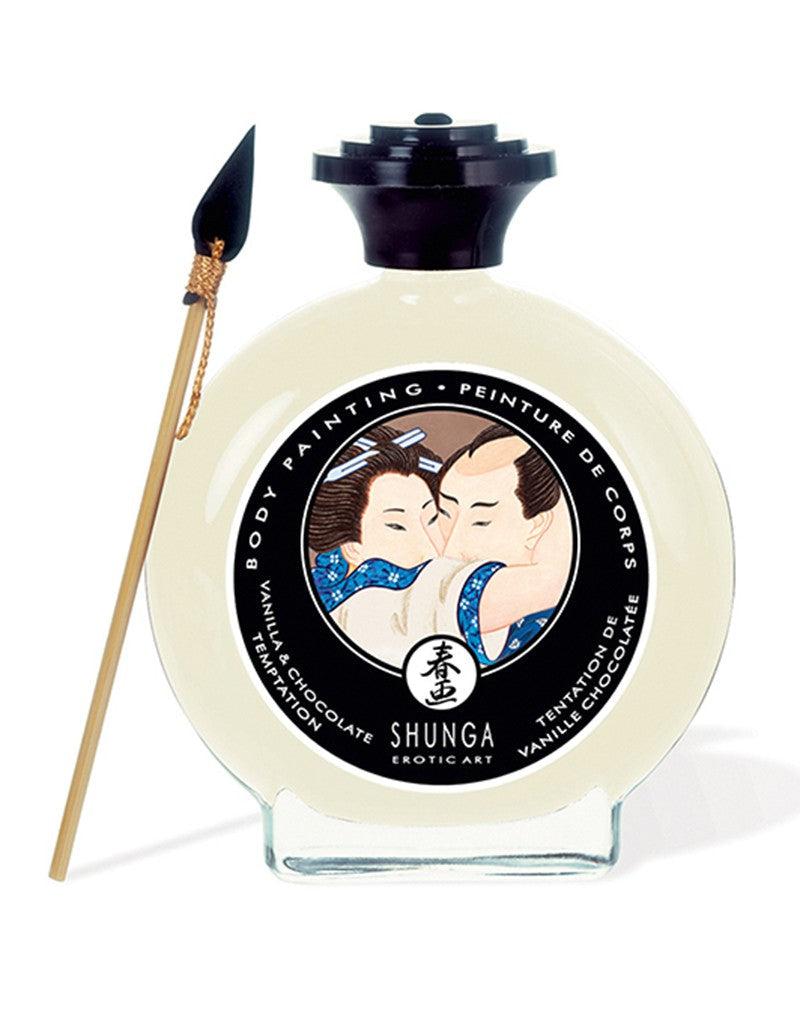 Shunga Eetbare Bodypaint vanilla Chocolate Temptation - Erotiekvoordeel.nl