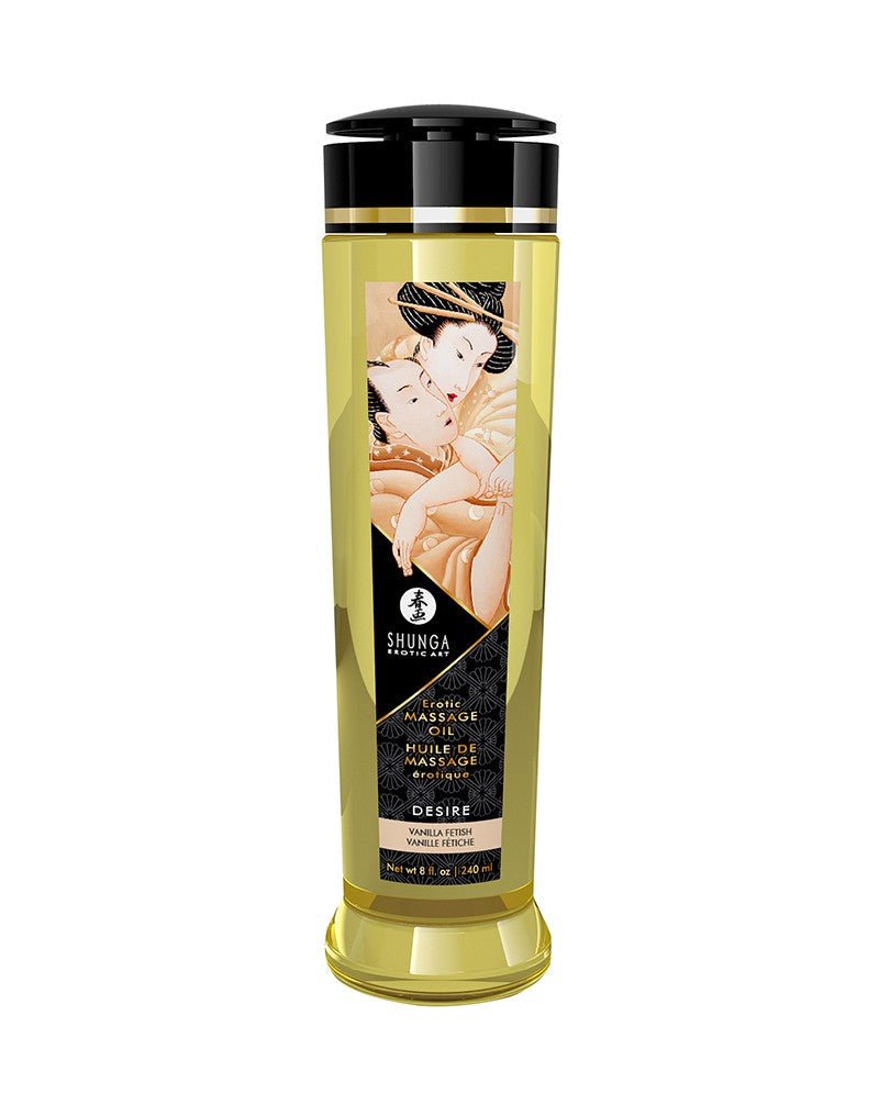 Shunga Massageolie Desire Vanilla - 240 ml - Erotiekvoordeel.nl