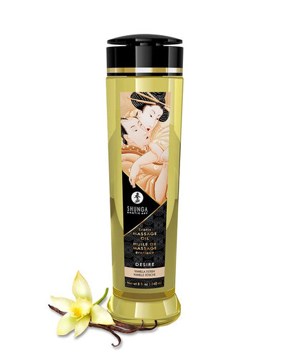 Shunga Massageolie Desire Vanilla - 240 ml - Erotiekvoordeel.nl