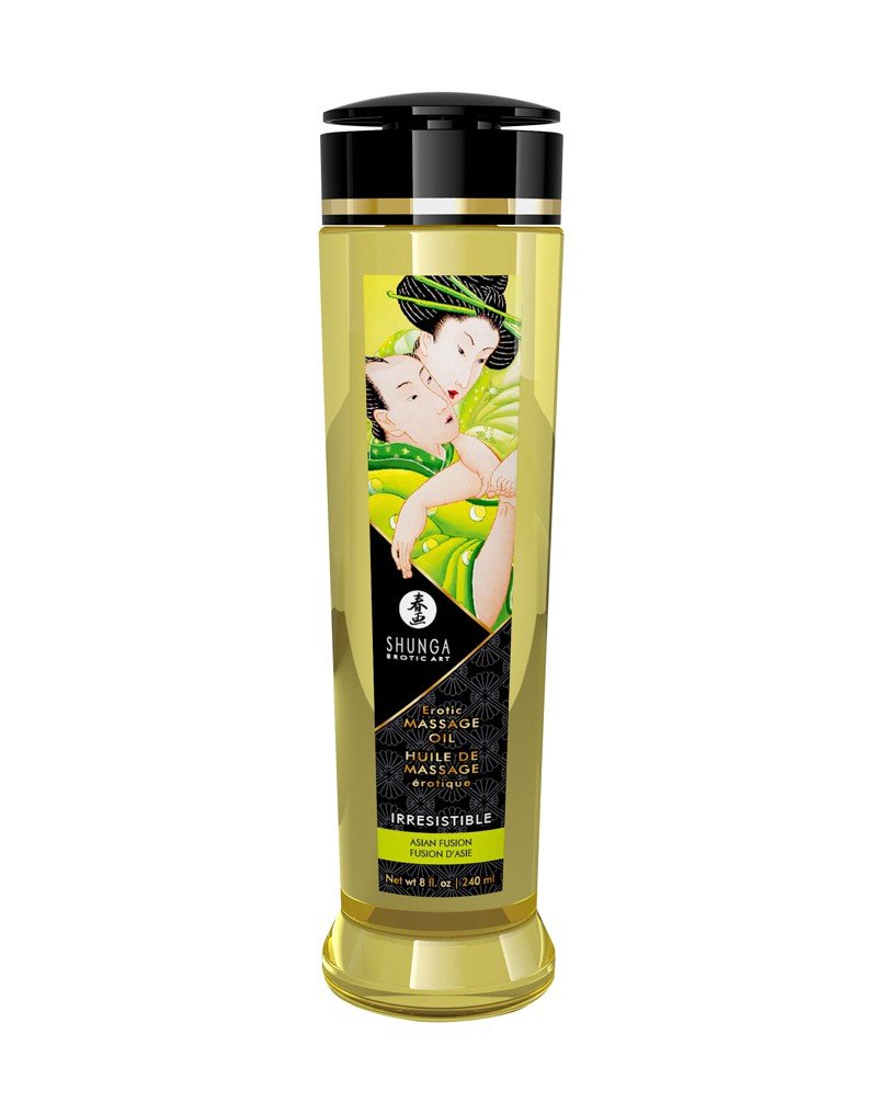 Shunga Massageolie Irresistible Asian Fusion - 240 ml - Erotiekvoordeel.nl