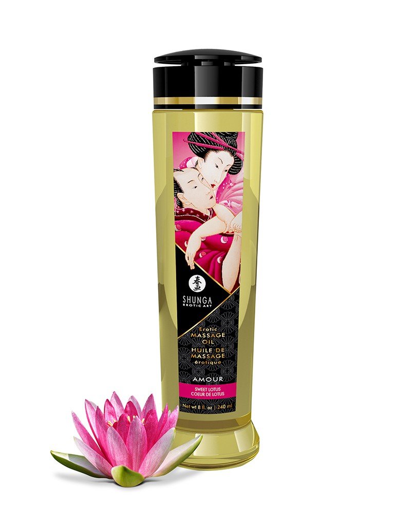 Shunga Massageolie Love of Lotus - 240 ml - Erotiekvoordeel.nl