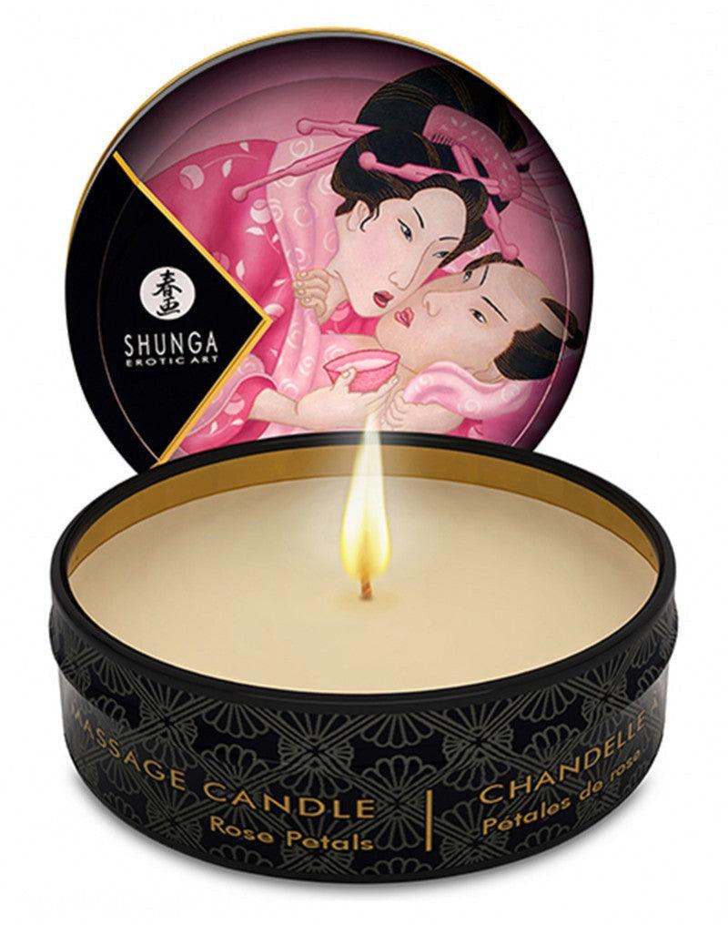 Shunga Mini Massagekaars - Rose Petals - Erotiekvoordeel.nl