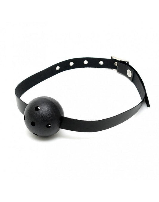 Simpele Ball Gag met Plastic Bal - Erotiekvoordeel.nl