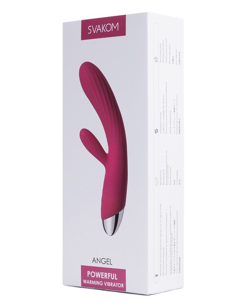 Svakom Angel Verwarmende Vibrator - roze - Erotiekvoordeel.nl