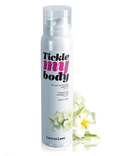 Tickle my body Massagemousse - Kaapse Jasmijn - Erotiekvoordeel.nl