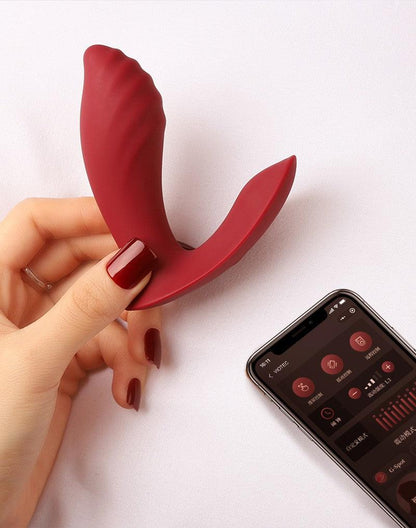 Viotec Loyte - Vibrator - Prostaat Vibrator met Appbediening - Wijnrood - Diepe Intense Sensaties-Erotiekvoordeel.nl