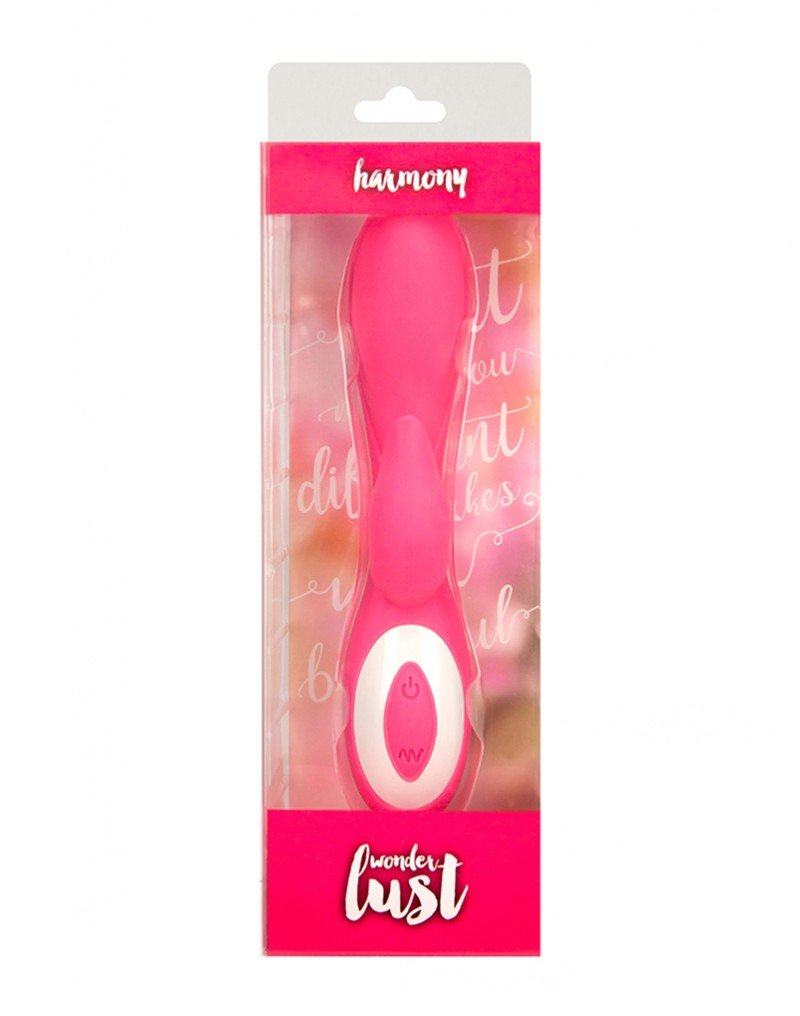 Wonderlust Harmony Clitoris en G-spot Vibrator - roze - Erotiekvoordeel.nl