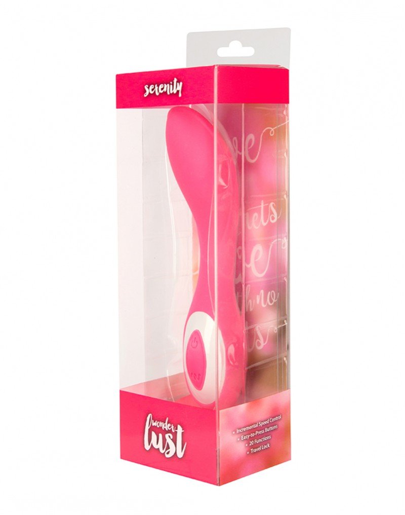 Wonderlust Serenity G-spot vibrator - roze - Erotiekvoordeel.nl