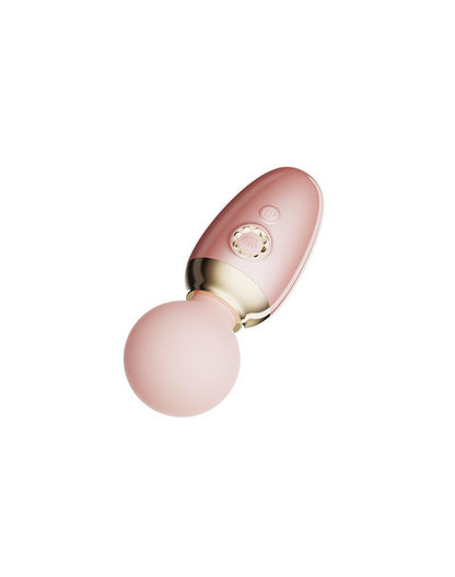 ZALO Ava - Verwarming Mini Wandvibrator met appbediening - Lichtroze-Erotiekvoordeel.nl