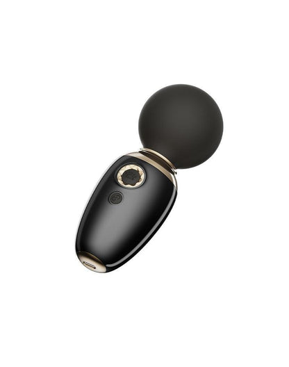 ZALO Ava - Verwarming Mini Wandvibrator met appbediening - Zwart-Erotiekvoordeel.nl