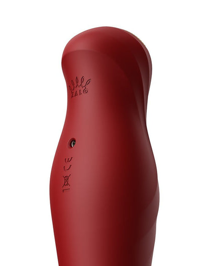 ZALO King Stotende Vibrator met powerthrust technologie - rood - Erotiekvoordeel.nl