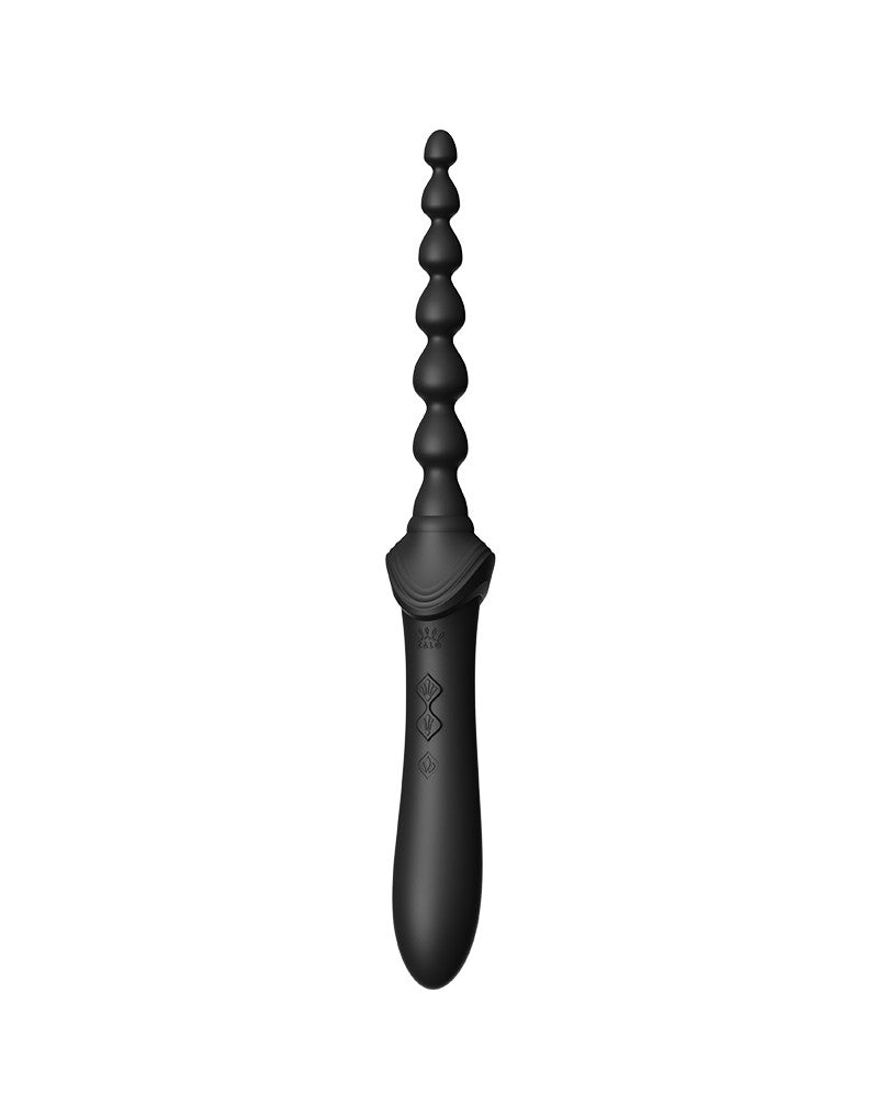 ZALO Verwarmde Pinpoint Clitoris Vibrator Bess 2 met extra opzetstukken - zwart-Erotiekvoordeel.nl