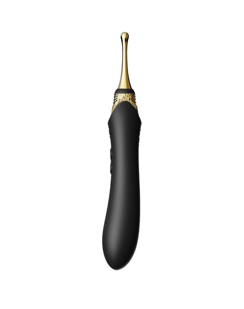 ZALO Verwarmde Pinpoint Clitoris Vibrator Bess 2 met extra opzetstukken - zwart-Erotiekvoordeel.nl