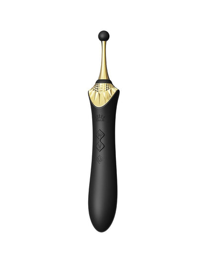 ZALO Verwarmde Pinpoint Clitoris Vibrator Bess 2 met extra opzetstukken - zwart-Erotiekvoordeel.nl