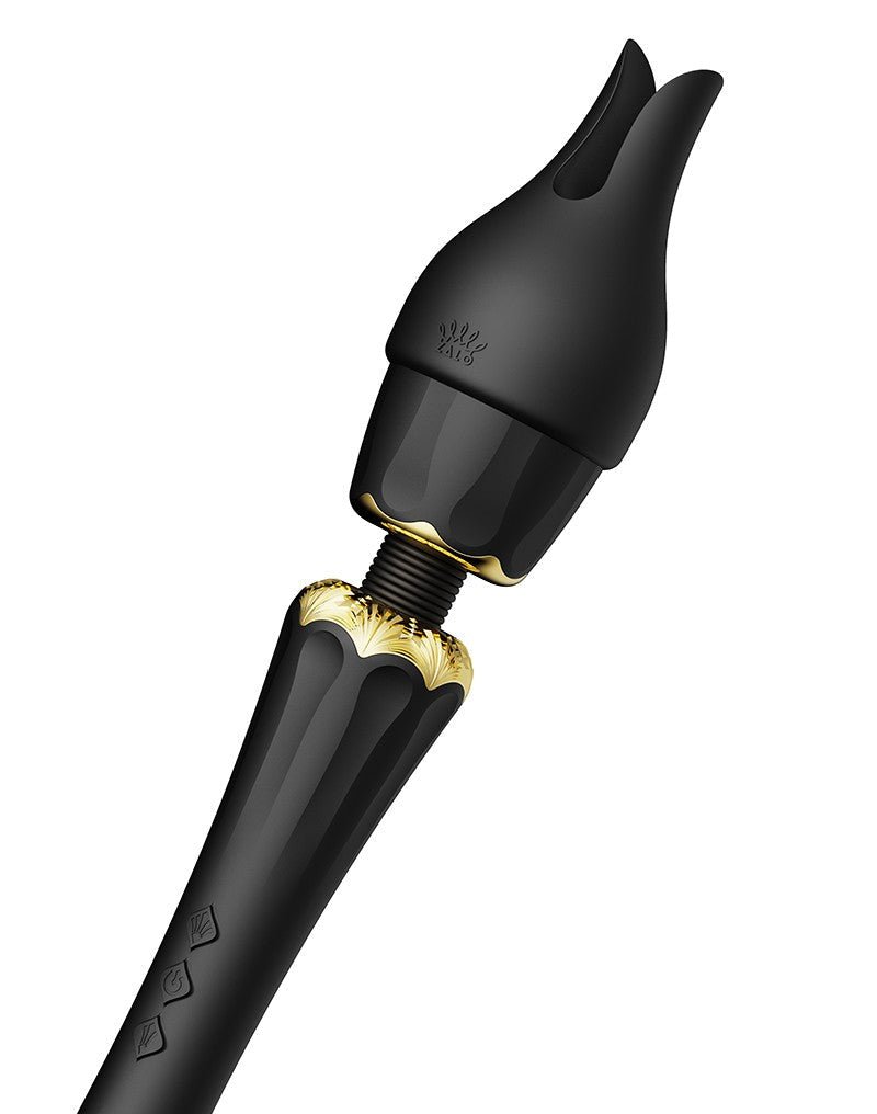 Zalo Kyro Wand Vibrator - Zwart-Erotiekvoordeel.nl