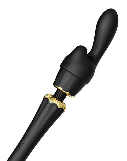 Zalo Kyro Wand Vibrator - Zwart-Erotiekvoordeel.nl