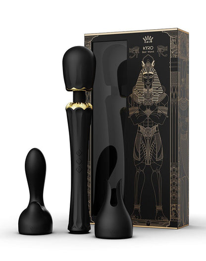 Zalo Kyro Wand Vibrator - Zwart-Erotiekvoordeel.nl