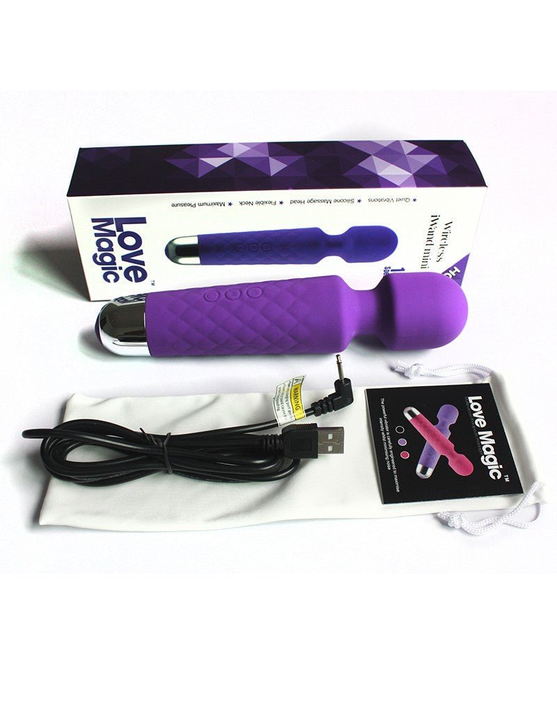 iWand Mini Wand Vibrator - paars - Erotiekvoordeel.nl